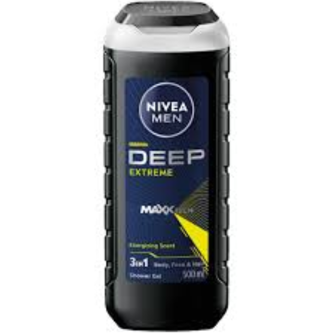 NIVEA DEEP EXTREME SHOWER GEL 500ML